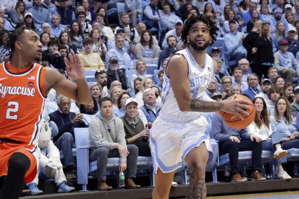 RJ Davis scores 22 points No. 7 North Carolina routs Syracuse 103